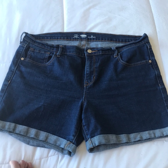 OLD NAVY | 16 |Mid-rise Fitted Stretch Denim Short - Picture 1 of 12